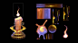 Candle - 3D Handpaint