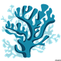 海底世界珊瑚海藻海草