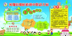 幼儿园公告栏宣传栏模板