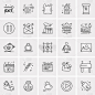 set 25 universal business icons