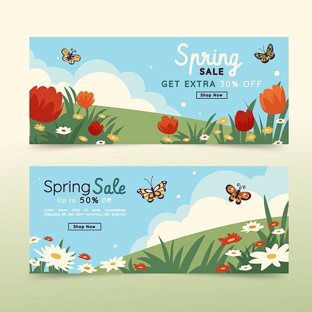 Flat spring sale hor...