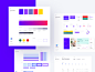 Visual System Light white light design system ui