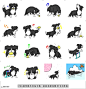 @飞天胖虎 line贴图表情包贴纸[编号3087357]Oreo Border Collie Life2 Sports&Events  Oreo is a Border Collie dog.T