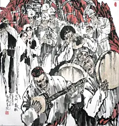 庆祝建党100周年丨新疆美术家协会中国画作品赏析（一）