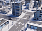 Smart Car in a Smart City corporate video company illustration animated video 3d building transfer transport road streets town city infrastructure vehicle smart city smart car smart