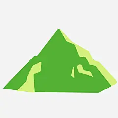 卡通手绘大山高清素材 光亮 光泽 卡通 大山 手绘 纹路 绿色 装饰 质感 阴影 免抠png 设计图片 免费下载