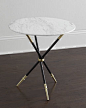 H70W3 Jonathan Adler Rider Tripod Table
