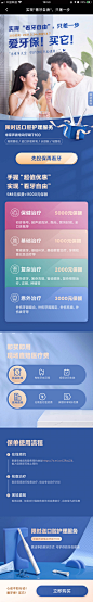 牙齿医疗险介绍落地页