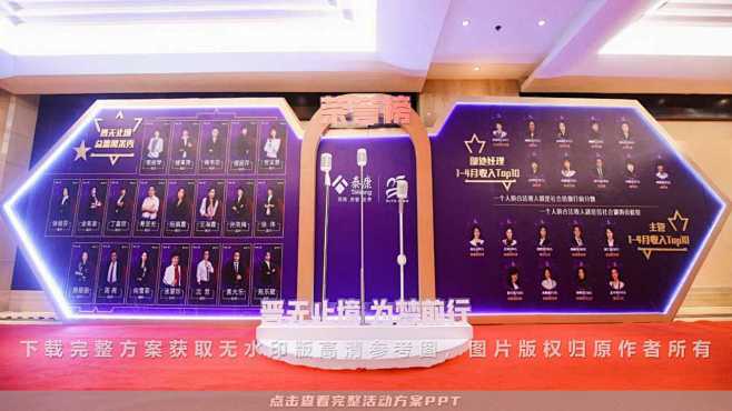 110+活动荣誉人物团队嘉宾多形式创意展...