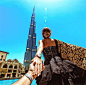背影女神3：这是哪里，世界最高楼迪拜塔！
