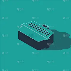 分离着色,宠物,公文包,绿色,计算机图标,车辆运输车,狗,小的,移动式,运送