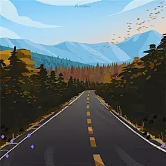 「优优灵感 | 插画绘画」分享一组 tektober 的风景插画 ​，柔和的同色系与块面画笔的材质相结合，使画面显得现代又高级，舒适的配色多了一丝清新的味道，惬意十足→O网页链接

#插画# #灵感的诞生# ​​​​