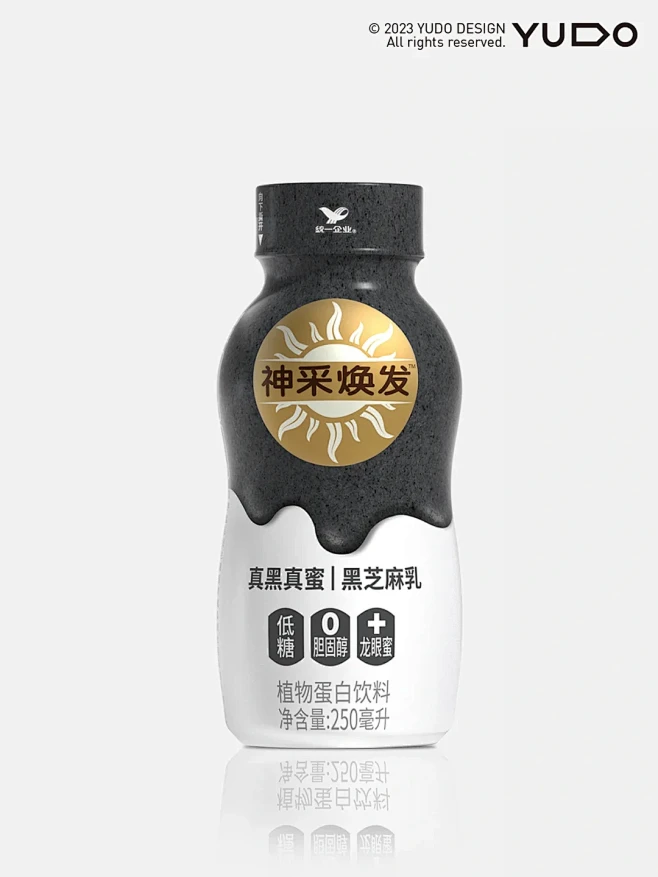 YUDO佑道x统一神采焕发-黑芝麻乳包装...