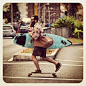 Harder to do with a longboard, but will have to give it a try...