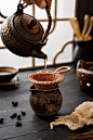 云南碎银子普洱茶图片素材