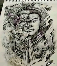 比利刺青TATTOO工作室采集到一念 善恶  纹身素材