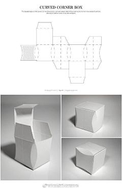 果冻妹V采集到设计素材✘包装盒/模切图/刀模图