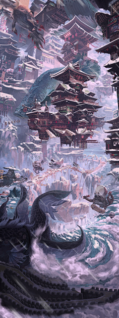 冰魇采集到科幻画场景