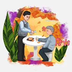 重阳节敬老爱老全家和睦幸福团圆卡通插画2图片大小2000x2000px 图片尺寸3.08 MB 来自PNG搜索网 pngss.com 免费免扣png素材下载！给奶奶洗脚#给爷爷捶背#家人团聚#卡通手绘#