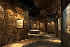 展览馆展馆照明摄影图
