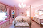 欧式粉色女孩房装修效果图大全2012图片 #采集大赛#