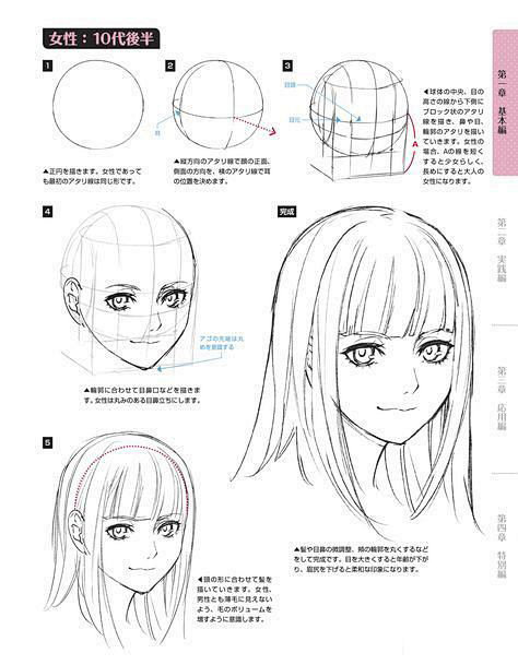 组脸的画法 比例/脸型