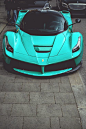 Ferrari LaFerrari - Tiffany blue Rari. I would love to put a bow on it and surprise her with it.