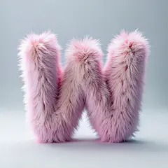 简约字母w素材图AI图