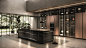 Contemporary style wooden kitchen with island without handles CONTEMPORA | Kitchen with island by Aster Cucine_2