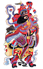 中华艺术瑰宝：《古代门神人物》欣赏（01）-中国元素-设计-艺术中国网