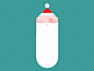 Rotanta animated gif father christmas character 2d animation animade rotanta