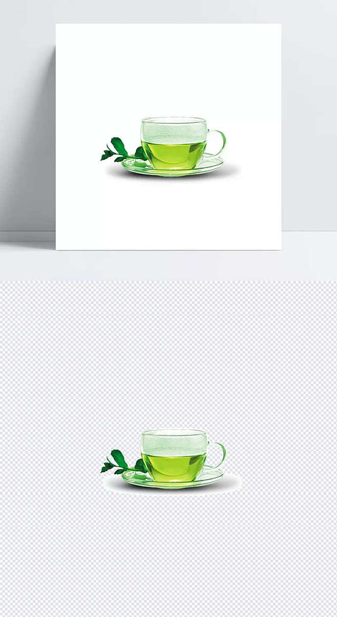 滚烫的绿茶|绿茶,玻璃杯,茶叶,免扣pn...