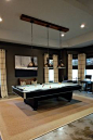 Billiard Room | A Vintage Industrial Basement Remodel | Camille Deann | Outrageous Interiors