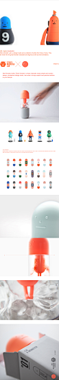 11+Monster bottle by SML X cloudandco on Behance
