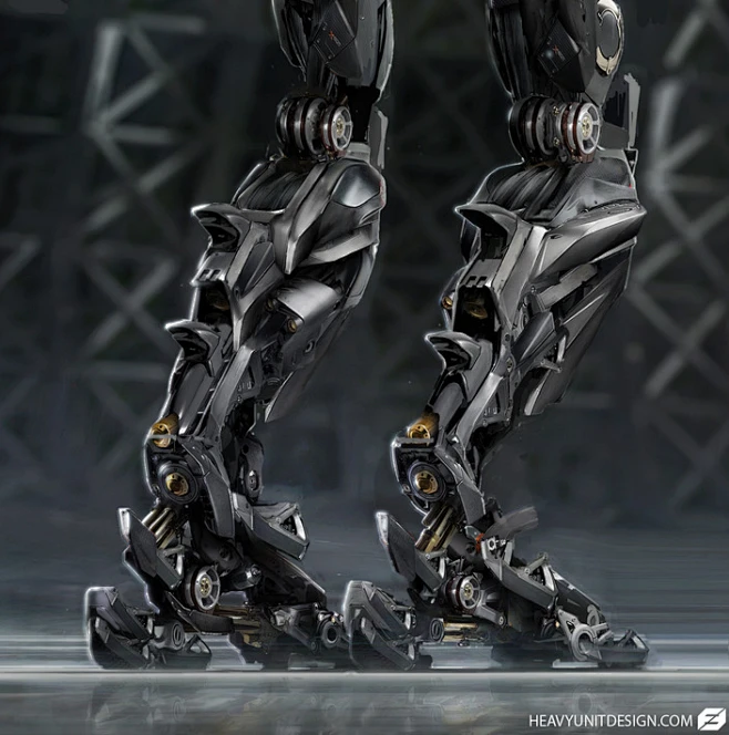 Mechanical Leg Design-花瓣网