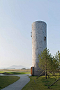 山东天鹅湖湿地公园景观廊及观鸟塔/迹·建筑事务所