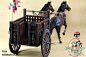 1/6 Scale Chinese Ancient Chariot Set for 12 inch Figures