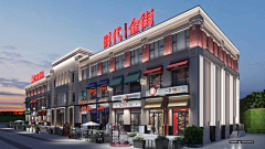 明媚的小女生采集到商铺 商业 效果图