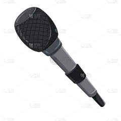 扁平风-话筒元素