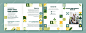 Hand drawn gardening brochure template