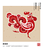 鸡年生肖主视觉设计及延展设计 - 视觉中国设计师社区
