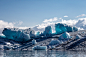 You said Ice Land? : Huge glacier are slowly sliding down from the icelandic mountains, and volcanoes. They are creating dramatic landscapes, and beautiful textures...