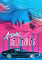 查理兹·塞隆《极寒之城》（ Atomic Blonde）插画风格电影海报欣赏 ​