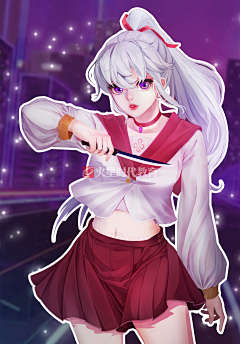 Mars游戏星球采集到【半身像】游戏原画角色插画