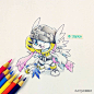 itsbirdy作品：数码宝贝cos进化型