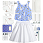 A fashion look from February 2015 featuring blue tank top, H&M and heeled sandals. Browse and shop related looks.