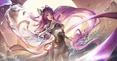 归墟梦演 : 单纯想画在海边戏水的西施～#王者荣耀  #王者荣耀西施 #西施  #王者荣耀同人  #TiMi向快乐出发  @天美工作室群TiMi @王者荣耀