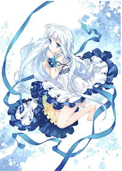 银发蓝瞳_银发紫瞳少女_银发蓝瞳的男动漫人物