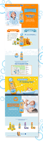 Landing Page Ricitos de Oro : ¡With Ricitos de Oro®, your child's bath time will be the most natural and fun experience! Browse and find where to find the line through the landing page designed for the GRISI US website. ¡Let the fun begin!Con Ricitos de O