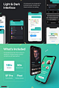 消息和聊天app ui kit，Sophie Messaging app ui kit UI设计 